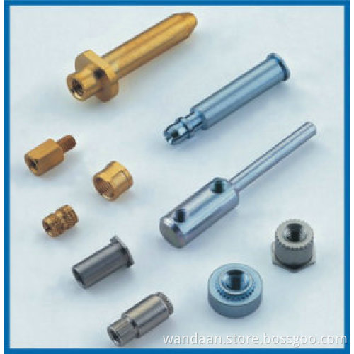 CNC Turning Parts with Thread, Knurl